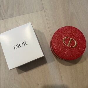 Dior beauty vanity case red